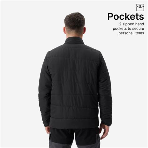 Men's Hiking Padded Jacket | Black Jacket NH100 Hiking | Decathlon.in
