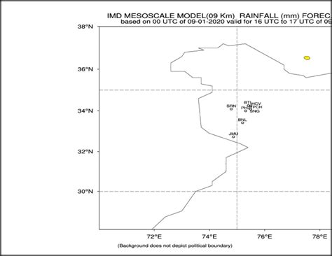 WRF RAINFALL FORECAST