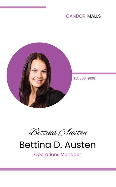 Image result for ID Card Examples