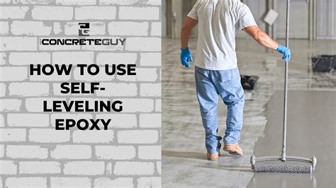 How to Use Self Leveling Epoxy: A Step-by-Step Guide