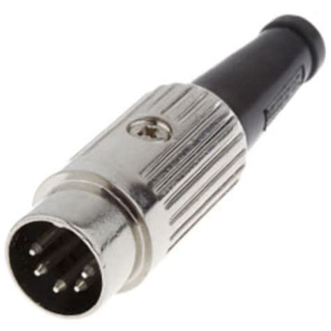 610-0800 Deltron | Deltron, 610 8 Pole Straight Standard DIN Plug, DIN ...