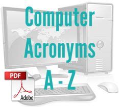 Computer Acronyms 的图像结果