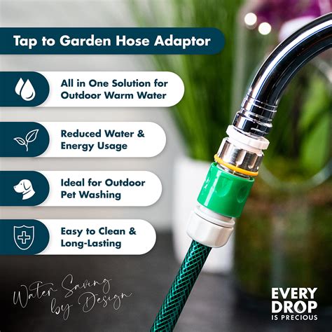 Every Drop Is Precious Tap To Shower Adaptor Pack - Saves Water ...