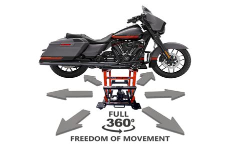 Motojack Heavy Hydraulic Motorcycle Lift Jack Dolly for All Harley ...
