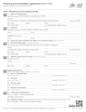 2012 AU RTA Form R18 - Fill Out, Sign & Share Online | pdfFiller