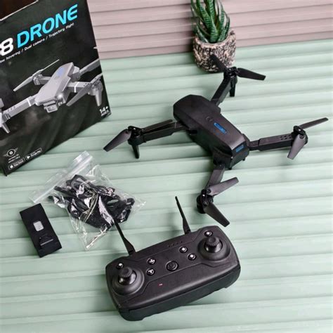 E88 Dual Camera Drone with Carry Case – Foldable, HD, Optical Flow ...