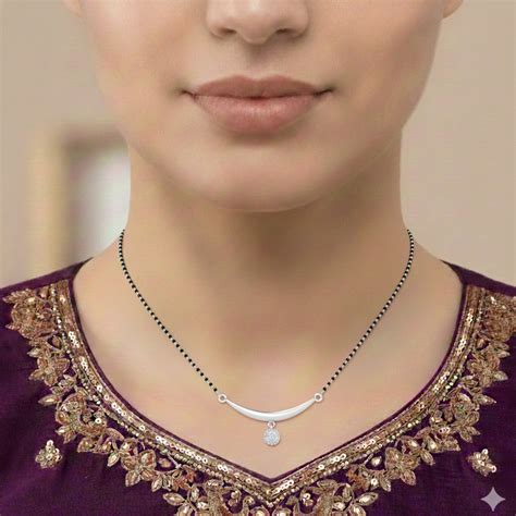 Dazzling Drop Mangalsutra | Elegant Modern Gold Design