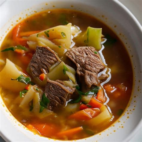 Cabbage Beef Soup Recipe - Perfect For Cozy Dinner - Soup Chick