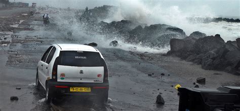 Vehicles Crash, Trees Fall And 2 Dead After Cyclone Vardah Makes ...