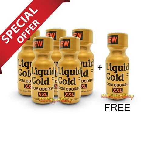 Liquid Gold XXL 25ml x5 - Poppers Online - Poppers UK