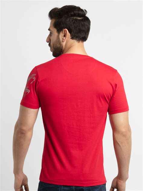 Buy Men's Round Neck Printed T-shirt | Status Quo