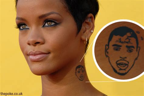 Now Rhianna gets a 'Chris Brown tattoo' - The Poke