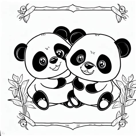 Panda Coloring Sheet