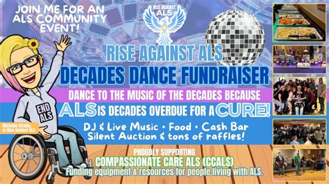 6th ANNUAL RISE AGAINST ALS - Decades Dance Fundraiser, Middleboro Elks ...
