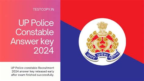 UP Police Constable Answer Key 2024, Check UPP Constable Question Paper ...