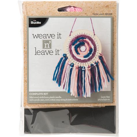Bucilla Circle Mini Loom Weave It N' Leave It Kit : Amazon.in: Home ...