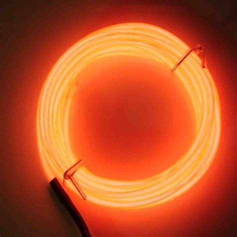 LED Glow Rope String Neon LED EL Wire Rope Lights – Color-Changing ...