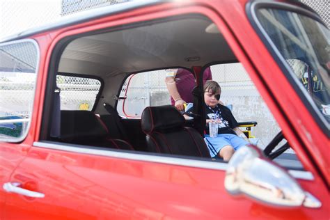 Patients view classic cars during Caden's Car Show at C.S. Mott ...