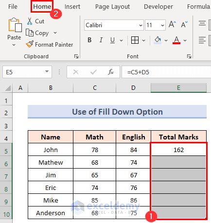 Image result for Excel Repeat Formula Column