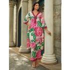 Black Printed Cotton Kurta with Pants- Set of 2