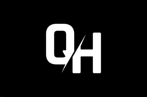 Monogram QH Logo Design Gráfico por Greenlines Studios · Creative Fabrica