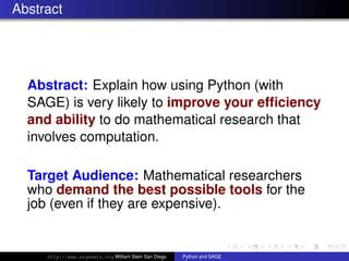 Image result for Sage Python
