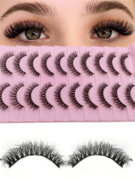 10 Pairs Of Popular Outfits, Manga, Fake Eyelashes, Natural Simulation ...