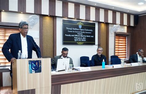 NSOU - Photo Gallery - Faculty and Officers Meet for NAAC visit