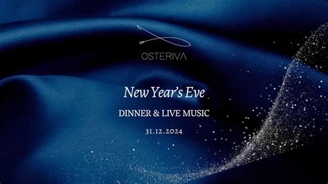 Cenone di Capodanno | NYE Dinner @ Osteriva Restaurant, Riva Longa, 49 ...