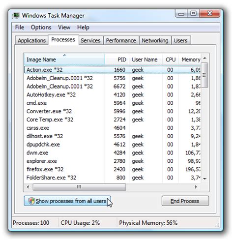 Windows 7 Task Manager Tutorial 的图像结果