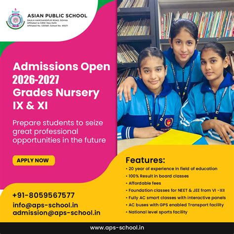 Asian Public School Sohna (APSG), Sohna, Harchandpur, Bhondsi, Maruti ...