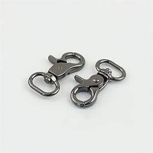 Rarehaunt Metal Lobster Claw Clasps 360 Swivel Snap Hook for Bags ...