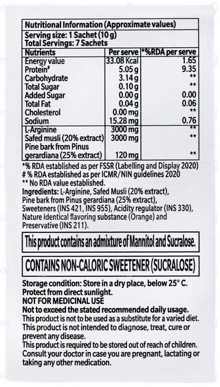 Enlarge Forte Sachet 10 Gm - Uses, Side Effects, Dosage, Price | Truemeds