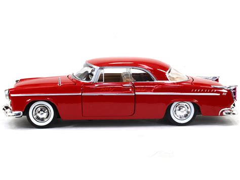 1955 Chrysler C300 red 1:24 Motormax diecast scale model car | Scale ...