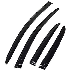 AUTOXYGEN Car Rain Wind Door Visor/Side Window Deflector/Unbreakable ...
