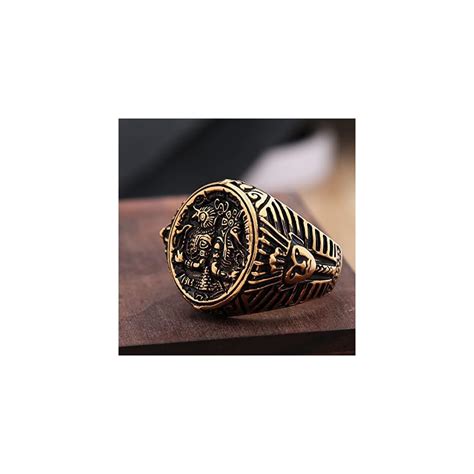 VU HAI Vintage Anubis Egyptian Ring Jewelry Mens | Ubuy India
