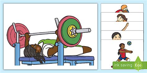 The Commonwealth Games Display Cut-Outs (teacher made)