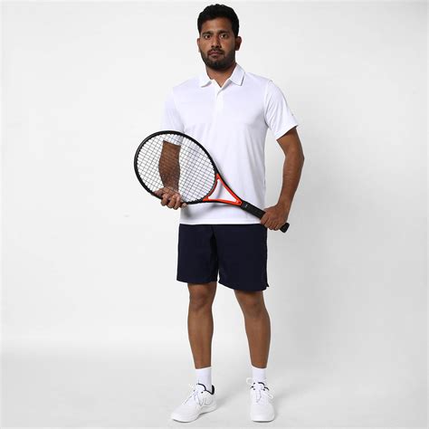 Buy Men'S Tennis Polo T-Shirt Dry 100 - White Online | Decathlon