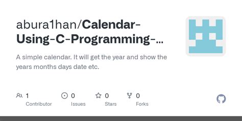 Image result for Coding for a Calendar Using C-language