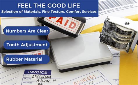 JSMSH Number Stamp (Incl. ₹, Kg, Gm, No. Pieces) - 6 Digits(Without Pad ...