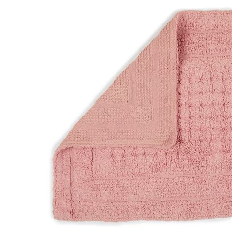 Buy Fabindia Pink Aliyaz Cotton Woven Bathmat Online