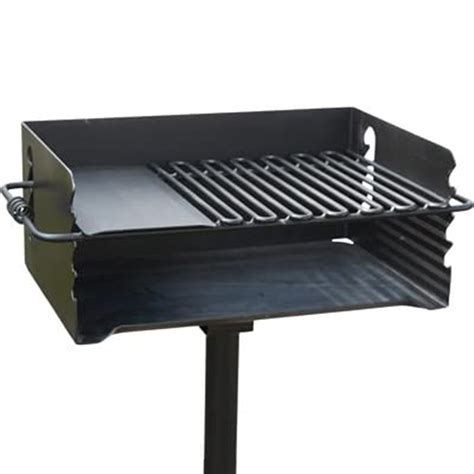 Buy Pilot Rock CBP-247 Jumbo Park Style Heavy Duty Steel Outdoor BBQ ...