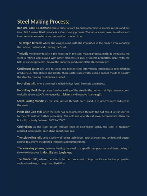 Process of Making Steel 的图像结果