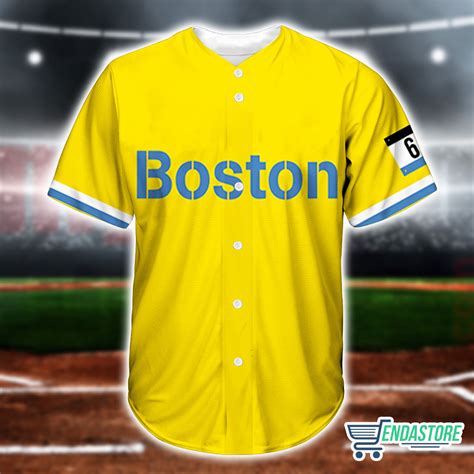2025 Boston Red Sox Yellow City Connect Jersey - Endastore.com