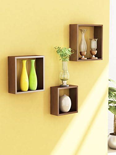 Home Sparkle Metal Floating Shelves for Wall Set of 3, Mount Floating ...