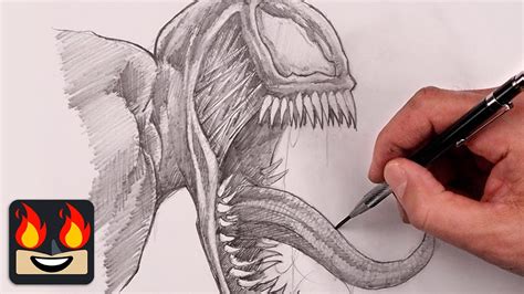 Image result for Venom Drawing Tutorial