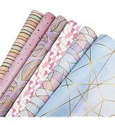 AccuPrints Pack of 6, Gift Wrapping Paper Sheet - Gift Paper - Gift ...