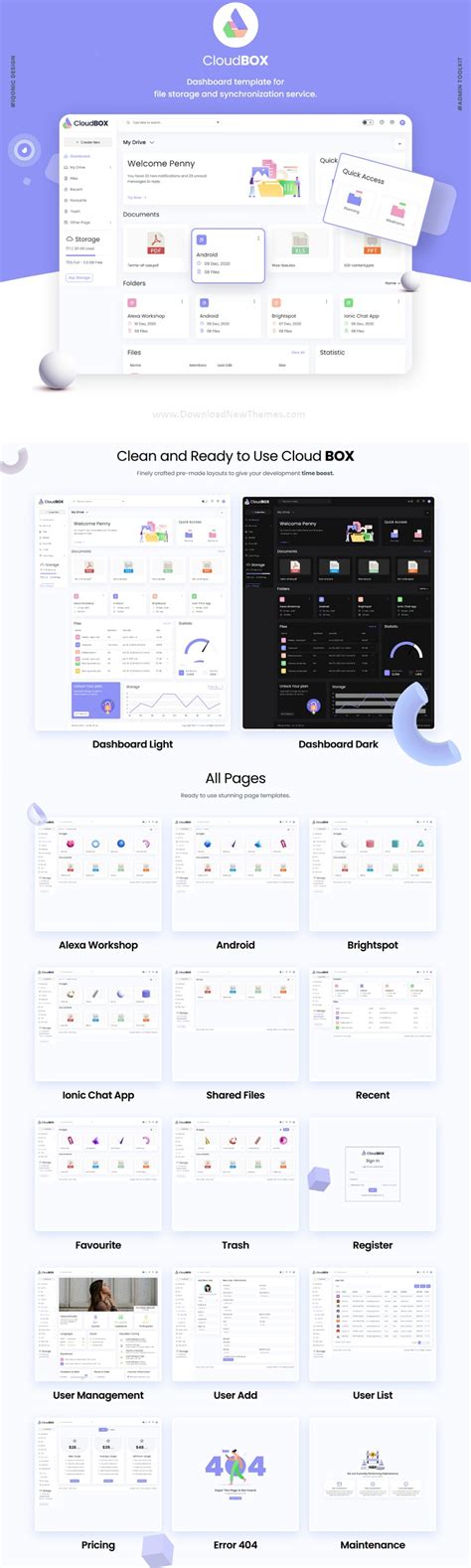 Storage Manager HTML Template 的图像结果