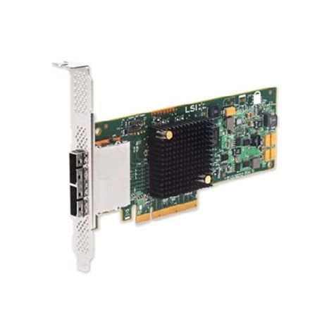 Lsi Logic LSI00300 9207-8e Sgl Sas Pcie 12/3.3v Ctlr 8port Ext 6gb/s ...
