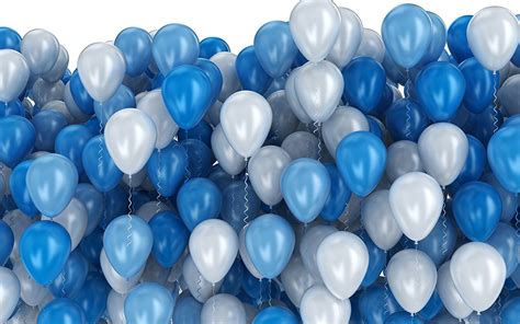 Archana Nhr Decoration Large Balloon Pack Of 100 Pieces (Blue & White ...